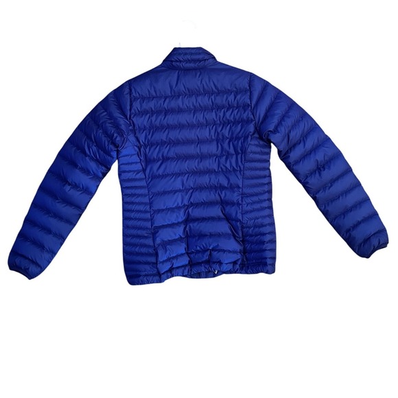 Patagonia Blue Down Puffer Jacket Women's Size S Lightweight - Picture 2 of 4